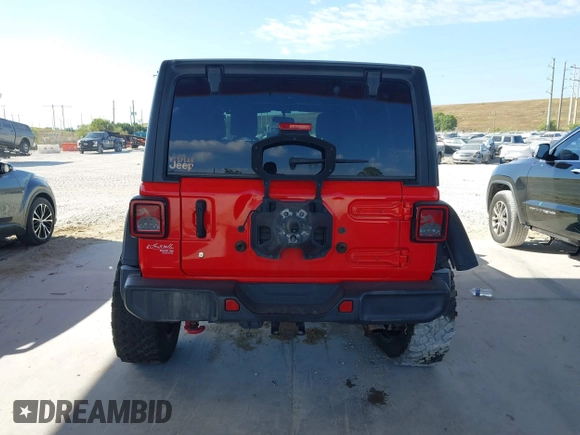 2018 Jeep Wrangler Unlimited Rubicon with VIN 1C4HJXFG0JW159287, listed as a IAAI auction lot 41911012 with 93,784 mi miles and . Bid and sale history available at DreamBid. Image 17.