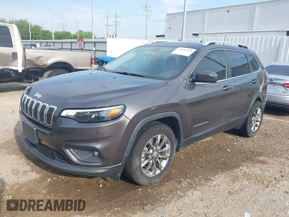2019 Jeep Cherokee Latitude Plus with VIN 1C4PJLLB2KD403502, listed as a IAAI auction lot 42026964 with 57,000 mi miles and . Bid and sale history available at DreamBid. Image 17.