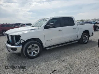 2019 Ram 1500 Big Horn z VIN 1C6SRFFT6KN895025, wystawiony jako Copart lot #52702815 z przebiegiem 70 615 mil mil oraz Szkoda całkowita • Salvage title. Historia ofert i sprzedaży dostępna na DreamBid. Obrazek 1.