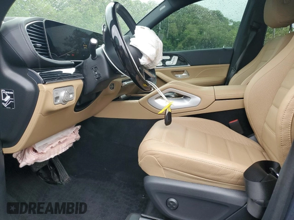 2024 Mercedes-Benz GLE 350 with VIN 4JGFB4FB4RB096975, listed as a Copart auction lot 58155465 with 28,359 mi miles and Salvage title. Bid and sale history available at DreamBid. Image 7.