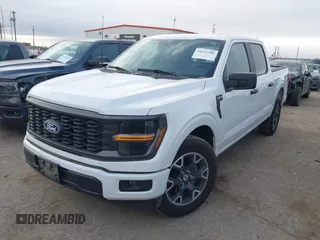 2024 Ford F-150 STX with VIN 1FTEW2K52RKE70430, listed as a IAAI auction lot 41623180 with 4,207 mi miles and . Bid and sale history available at carsss.com. Image 17.