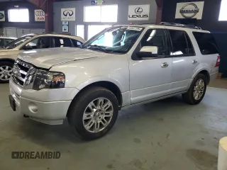 2011 Ford Expedition Limited z VIN 1FMJU2A59BEF12534, wystawiony jako Copart lot #63827394 z przebiegiem 124 184 mil mil oraz Czysty tytuł • Clean title. Historia ofert i sprzedaży dostępna na DreamBid. Obrazek 1.