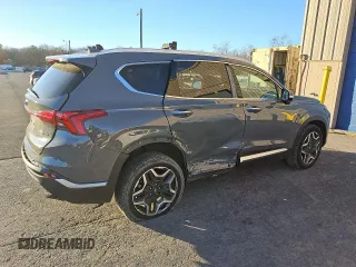 2023 Hyundai Santa Fe Hybrid SEL Premium with VIN 5NMS3DA12PH014815, listed as a Copart auction lot 87595635 with 0 mi miles and Salvage Title. Bid and sale history available at carsss.com. Image 3.