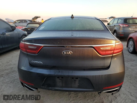 2018 Kia Cadenza Premium with VIN KNALB4J15J5123848, listed as a Copart auction lot 76187204 with Not Provided miles and Non Repairable. Bid and sale history available at carsss.com. Image 6.