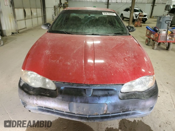 2003 Chevrolet Monte Carlo LS with VIN 2G1WW12E539326564, listed as a Copart auction lot 85610334 with 211,142 mi miles and Salvage Title. Bid and sale history available at carsss.com. Image 5.
