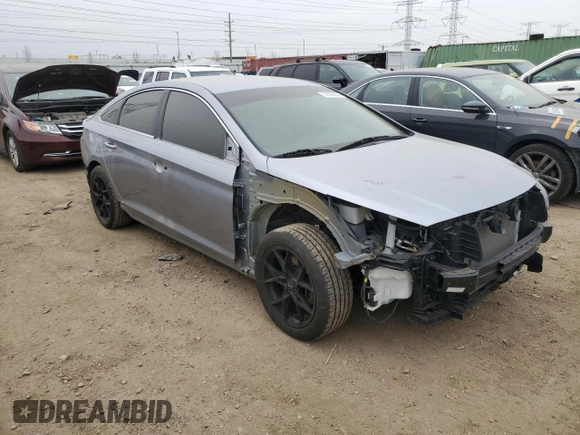2017 Hyundai Sonata 2.4L with VIN 5NPE24AF5HH441034, listed as a Copart auction lot 51003565 with 123,307 mi miles and Salvage Title. Bid and sale history available at carsss.com. Image 4.