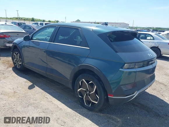 2023 Hyundai Ioniq 5 SEL with VIN KM8KNDAF2PU217648, listed as a IAAI auction lot 42687579 with 15,226 mi miles and . Bid and sale history available at DreamBid. Image 3.