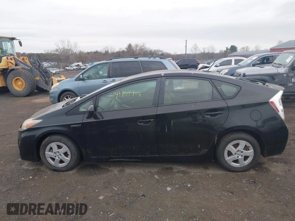 2011 Toyota Prius I with VIN JTDKN3DU6B5343653, listed as a IAAI auction lot 41849401 with 190,617 mi miles. Bid and sale history available at carsss.com. Image 14.