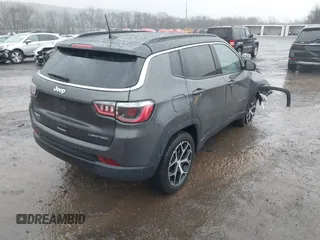 2024 Jeep Compass Limited z VIN 3C4NJDCN0RT162261, wystawiony jako IAAI lot #41727504 z przebiegiem 870 mil mil oraz . Historia ofert i sprzedaży dostępna na DreamBid. Obrazek 4.