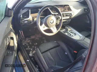 2021 BMW Z4 sDriveM40i with VIN WBAHF9C07MWX29534, listed as a Copart auction lot 73857274 with 0 mi miles and Salvage Title. Bid and sale history available at carsss.com. Image 8.