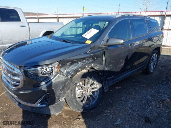 2018 GMC Terrain SLT with VIN 3GKALPEX7JL277859, listed as a IAAI auction lot 41312841 with 105,907 mi miles. Bid and sale history available at carsss.com. Image 2.