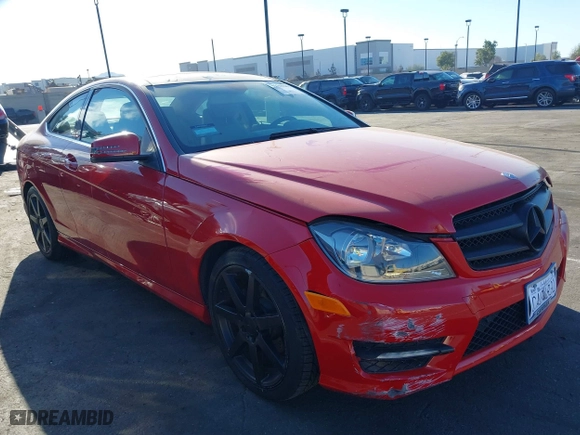 2013 Mercedes-Benz C-Class C 250 with VIN WDDGJ4HB7DF967867, listed as a IAAI auction lot 41765262 with 66,014 mi miles. Bid and sale history available at carsss.com. Image 1.
