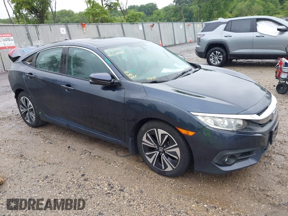 2017 Honda Civic EX-L with VIN 19XFC1F76HE008408, listed as a IAAI auction lot 42365568 with 59,948 mi miles and . Bid and sale history available at DreamBid. Image 1.