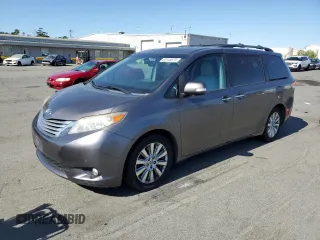 2014 Toyota Sienna Limited with VIN 5TDDK3DC0ES081720, listed as a Copart auction lot 63143875 with 213,928 mi miles and Clean title. Bid and sale history available at DreamBid. Image 1.