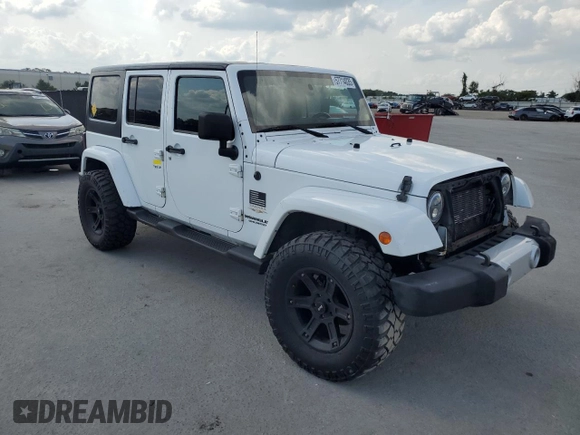 2013 Jeep Wrangler Unlimited Sahara with VIN 1C4BJWEG4DL536694, listed as a Copart auction lot 57714035 with 146,257 mi miles and Salvage title. Bid and sale history available at DreamBid. Image 4.