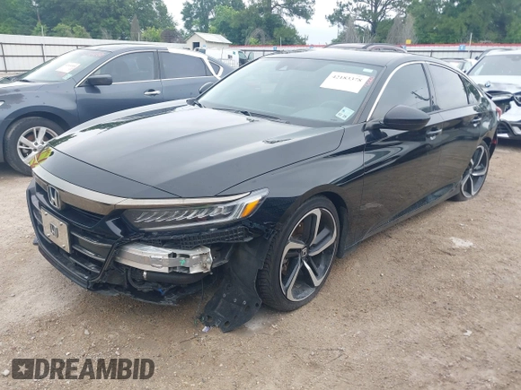 2022 Honda Accord Sport SE with VIN 1HGCV1F46NA015698, listed as a IAAI auction lot 42183378 with 56,082 mi miles and . Bid and sale history available at DreamBid. Image 19.