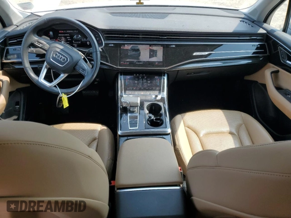 2022 Audi Q7 Premium Plus with VIN WA1LJBF79ND017822, listed as a Copart auction lot 59515795 with 71,101 mi miles and Salvage title. Bid and sale history available at DreamBid. Image 8.