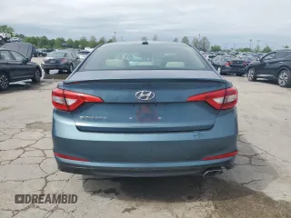 2016 Hyundai Sonata SE with VIN 5NPE24AF8GH407121, listed as a Copart auction lot 55057895 with 114,906 mi miles and Salvage Title. Bid and sale history available at carsss.com. Image 6.