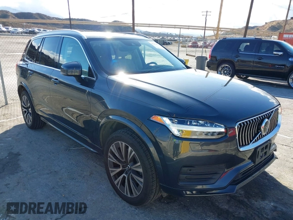 2021 Volvo XC90 Momentum with VIN YV4102PK6M1715823, listed as a IAAI auction lot 41478006 with 35,847 mi miles. Bid and sale history available at carsss.com. Image 1.