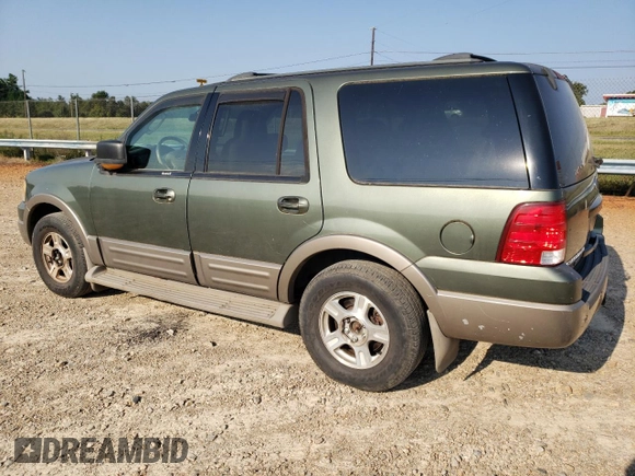 2003 Ford Expedition Eddie Bauer with VIN 1FMFU18L63LB98438, listed as a Copart auction lot 56008735 with 157,743 mi miles and Salvage title. Bid and sale history available at DreamBid. Image 2.