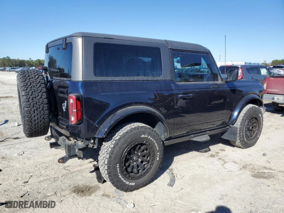 2021 Ford Bronco with VIN 1FMDE5AH1MLA74063, listed as a Copart auction lot 42018965 with 66,760 mi miles and Non Repairable. Bid and sale history available at carsss.com. Image 3.