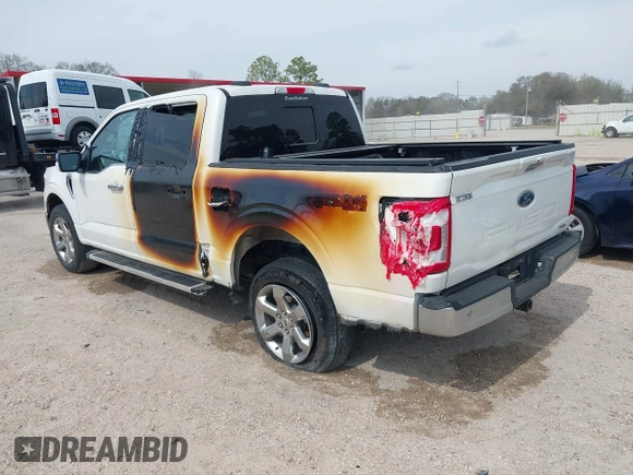 2023 Ford F-150 XL with VIN 1FTFW1E8XPFA36850, listed as a IAAI auction lot 41679919 with 23,909 mi miles. Bid and sale history available at carsss.com. Image 3.