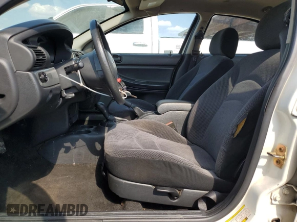 2006 Chrysler Sebring with VIN 1C3EL46X96N191300, listed as a Copart auction lot 71210704 with 216,589 mi miles and Salvage title. Bid and sale history available at DreamBid. Image 7.