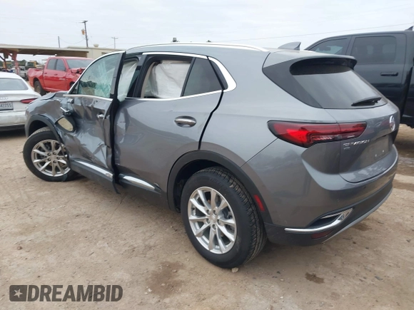 2021 Buick Envision Preferred with VIN LRBFZMR45MD164984, listed as a IAAI auction lot 41378965 with 50,102 mi miles and . Bid and sale history available at carsss.com. Image 3.