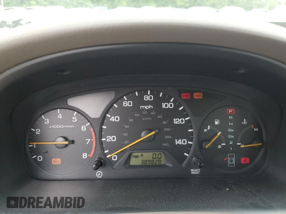 2000 Honda Accord EX z VIN 1HGCG1659YA073599, wystawiony jako Copart lot #58899565 z przebiegiem 389 828 mil mil oraz Szkoda całkowita • Salvage title. Historia ofert i sprzedaży dostępna na DreamBid. Obrazek 9.