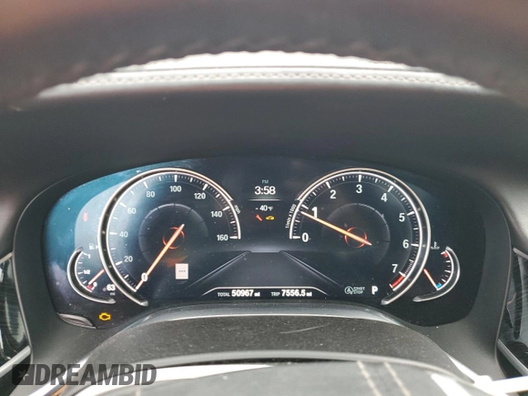 2019 BMW 7 Series 740i with VIN WBA7E2C53KB217288, listed as a Copart auction lot 37246864 with 50,967 mi miles. Bid and sale history available at carsss.com. Image 9.