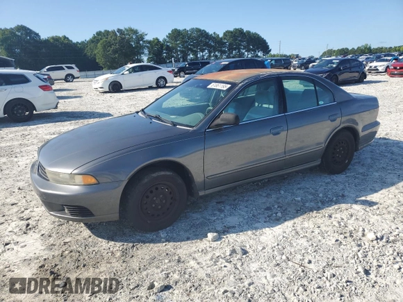2003 Mitsubishi Galant ES z VIN 4A3AA46G03E042881, wystawiony jako Copart lot #61861195 z przebiegiem 139 049 mil mil oraz Czysty tytuł • Clean title. Historia ofert i sprzedaży dostępna na DreamBid. Obrazek 1.