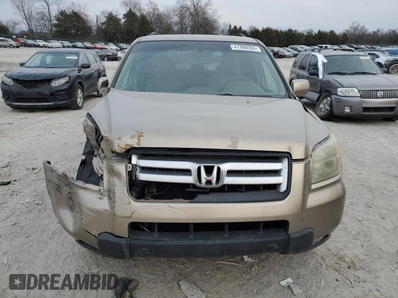 2007 Honda Pilot EX with VIN 5FNYF18487B004128, listed as a Copart auction lot 47588965 with 217,669 mi miles and Clean Title. Bid and sale history available at carsss.com. Image 5.