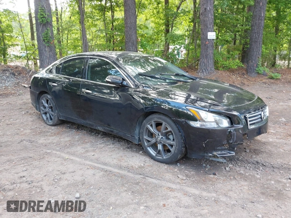2013 Nissan Maxima S with VIN 1N4AA5AP0DC828375, listed as a IAAI auction lot 42215336 with 210,398 mi miles and . Bid and sale history available at DreamBid. Image 1.