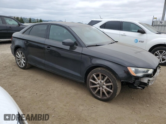 2016 Audi A3 Premium with VIN WAUB8GFF9G1002160, listed as a Copart auction lot 54538035 with 107,682 mi miles and Salvage Title. Bid and sale history available at DreamBid. Image 4.