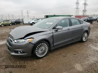 2014 Ford Fusion Titanium with VIN 3FA6P0K91ER305263, listed as a Copart auction lot 49643645 with 116,402 mi miles and Salvage Title. Bid and sale history available at carsss.com. Image 1.