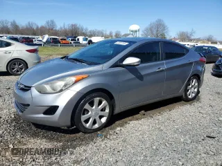 2013 Hyundai Elantra Limited with VIN KMHDH4AE1DU924310, listed as a Copart auction lot 51057155 with 119,806 mi miles and Salvage Title. Bid and sale history available at carsss.com. Image 1.