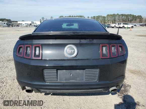 2012 Ford Mustang GT Premium with VIN 1ZVBP8CF7C5271581, listed as a Copart auction lot 46416255 with 167,239 mi miles and Salvage Title. Bid and sale history available at DreamBid. Image 6.
