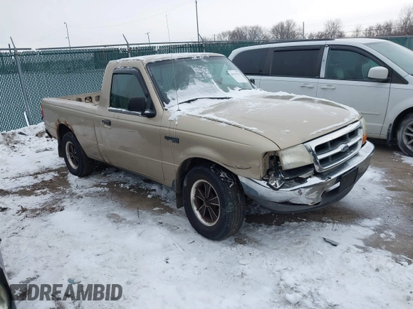 1999 Ford Ranger XL with VIN 1FTYR10V4XUB79205, listed as a IAAI auction lot 41311729 with 160,635 mi miles. Bid and sale history available at carsss.com. Image 1.