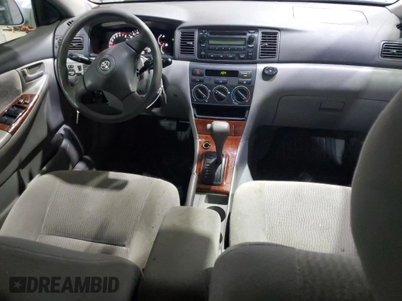 2006 Toyota Corolla CE with VIN 2T1BR32E66C593824, listed as a Copart auction lot 52075575 with 169,540 mi miles and Salvage Title. Bid and sale history available at DreamBid. Image 8.