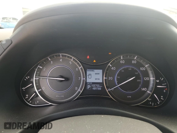 2017 Infiniti QX80 with VIN JN8AZ2NE7H9154114, listed as a Copart auction lot 58202525 with 155,750 mi miles and Salvage title. Bid and sale history available at DreamBid. Image 9.