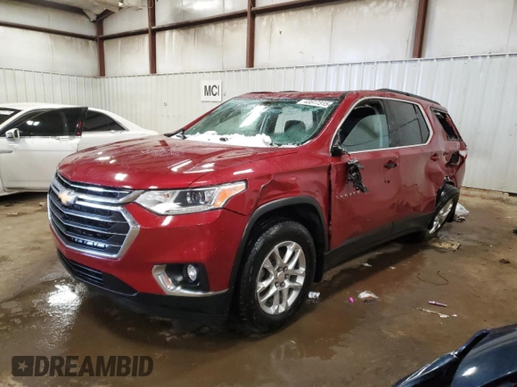 2019 Chevrolet Traverse LT Cloth with VIN 1GNERGKW1KJ141217, listed as a Copart auction lot 43517315 with 100,935 mi miles and Clean Title. Bid and sale history available at carsss.com. Image 1.