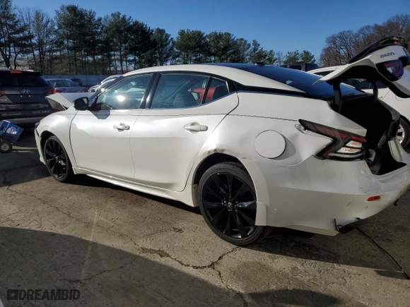2023 Nissan Maxima SR with VIN 1N4AA6EV4PC513923, listed as a Copart auction lot 49331585 with 0 mi miles and Salvage Title. Bid and sale history available at carsss.com. Image 2.