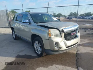 2013 GMC Terrain SLE with VIN 2GKALMEK7D6275296, listed as a IAAI auction lot 42029300 with 1 mi miles. Bid and sale history available at carsss.com. Image 1.