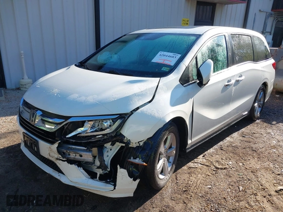 2019 Honda Odyssey EX-L with VIN 5FNRL6H74KB015835, listed as a IAAI auction lot 42044603 with 109,740 mi miles. Bid and sale history available at carsss.com. Image 17.