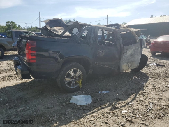 2010 Chevrolet Avalanche LTZ with VIN 3GNVKGE01AG291940, listed as a Copart auction lot 57617474 with 0 mi miles and Salvage Title. Bid and sale history available at carsss.com. Image 3.