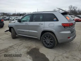 2020 Jeep Grand Cherokee Overland with VIN 1C4RJFCGXLC251580, listed as a Copart auction lot 86124554 with 0 mi miles and Salvage Title. Bid and sale history available at carsss.com. Image 2.