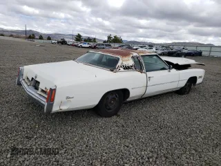1975 Cadillac Eldorado z VIN 6L47S5Q245199, wystawiony jako Copart lot #51089325 z przebiegiem 2991 mil mil oraz Tytuł czysty. Historia ofert i sprzedaży dostępna na DreamBid. Obrazek 3.