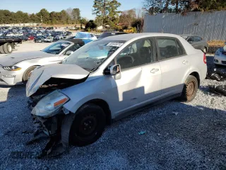 2010 Nissan Versa 1.8 S with VIN 3N1BC1AP1AL373573, listed as a Copart auction lot 85945674 with 81,200 mi miles and Salvage Title. Bid and sale history available at carsss.com. Image 1.