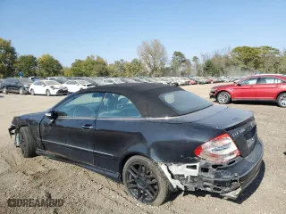 2006 Mercedes-Benz CLK-Class 5.0L with VIN WDBTK75G06T059285, listed as a Copart auction lot 75452034 with 137,742 mi miles and Salvage Title. Bid and sale history available at carsss.com. Image 2.
