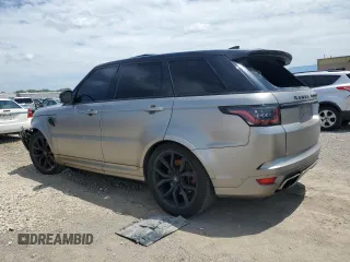 2018 Land Rover Range Rover Sport SVR with VIN SALWZ2SE9JA184718, listed as a Copart auction lot 62116664 with 89,605 mi miles and Salvage Title. Bid and sale history available at carsss.com. Image 2.
